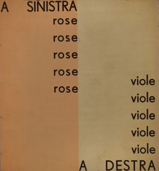 Parole in libertà, 1932. Private Collection.