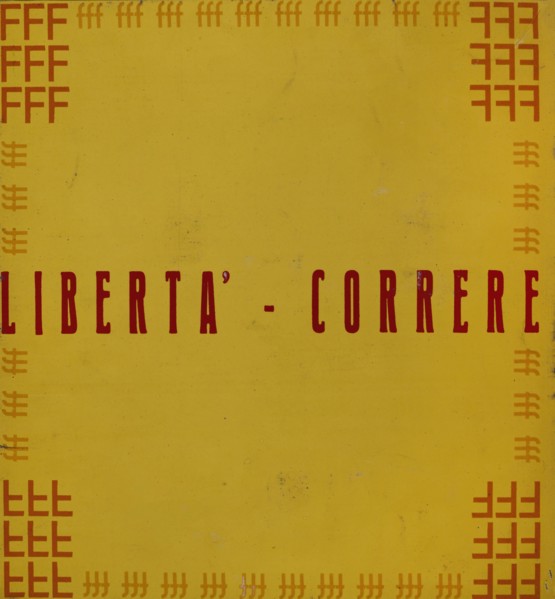 Parole in libertà, 1932. Private Collection.