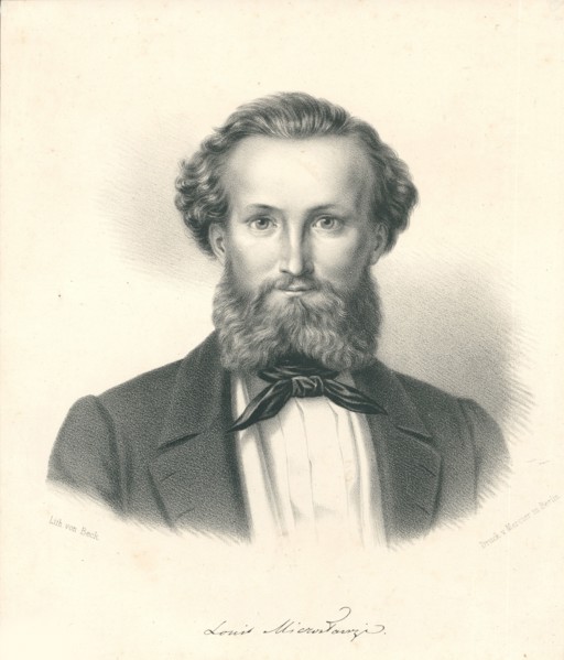 Portrait of Ludwik Mieroslawski (1814-1878), c. 1850. Private Collection.