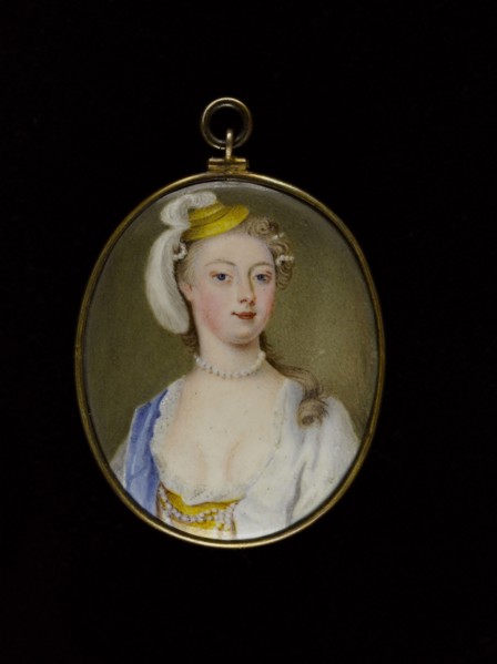 Portrait of a young woman, between 1725 and 1750.