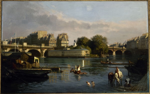 Pont-Neuf and the tip of Ile de la Cite, c1860.