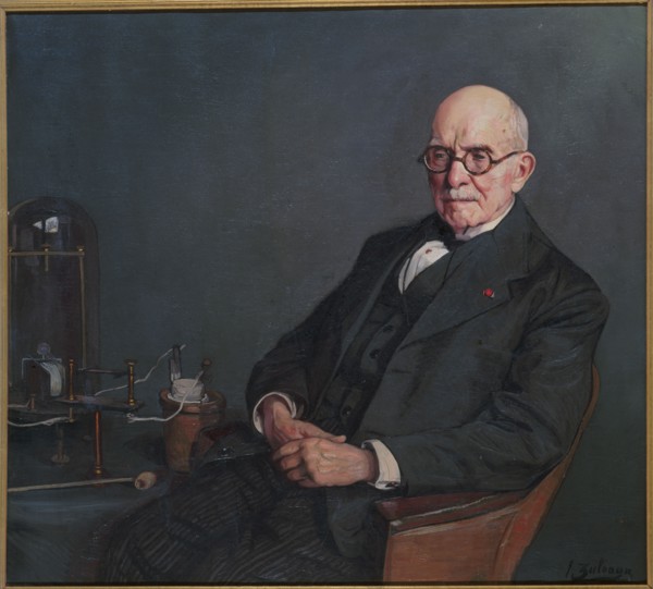 Portrait of Édouard Branly (1844-1940), physicist, c1920.