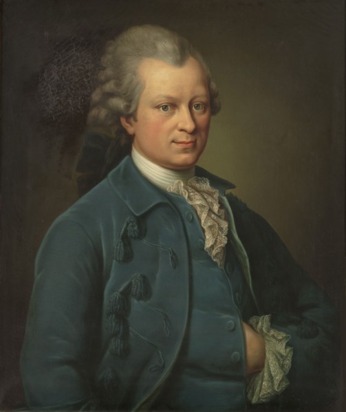 Portrait of Gotthold Ephraim Lessing (1729-1781), 1765. Private Collection.