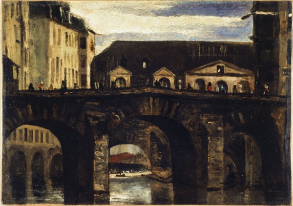 Petit Pont and the pont Saint-Charles, c1825.
