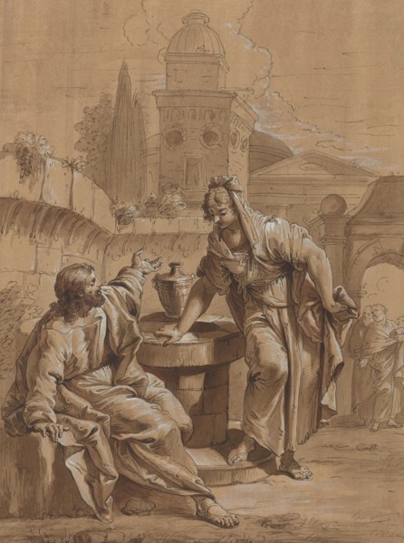 Christ and the Woman of Samaria, 18th century.