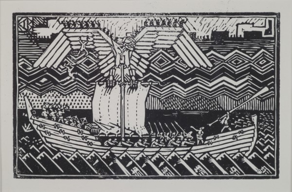 Sampolaiva, Koru-Kalevala, 1922. Creator: Gallen-Kallela, Akseli (1865-1931).