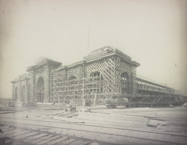 World's Fair, Chicago, 1892: Frame for Mines Building, 1892.