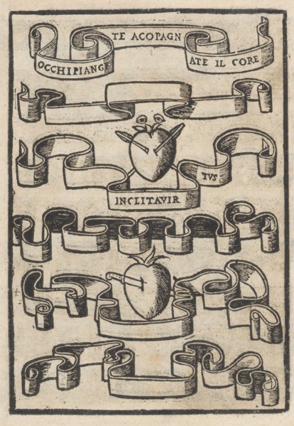 Trionfo Di Virtu. Libro Novo..., page 16 (recto), 1563.
