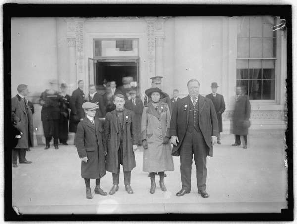 William Howard Taft and family, between 1910 and 1921. Creator: Harris & Ewing.