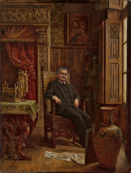 Portrait of Luigi Parmeggiani. Creator: León y Escosura, Ignacio de (1834-1901).