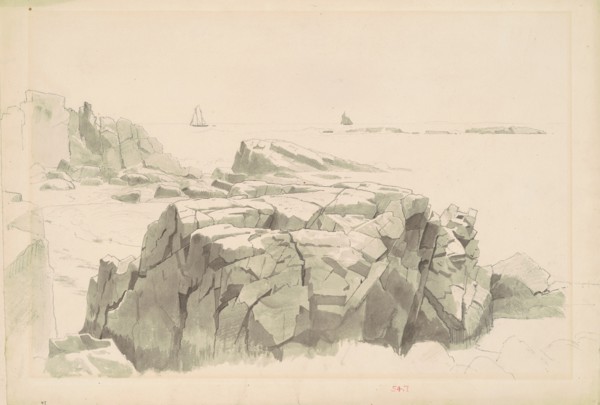 Shag Rocks, Nahant, Massachusetts, 1860-1865.