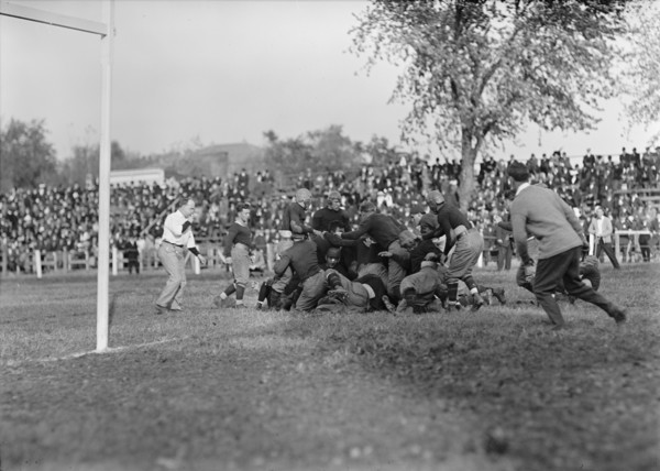 Football - Georgetown-Carlisle Game; Glenn Warner, 1912.