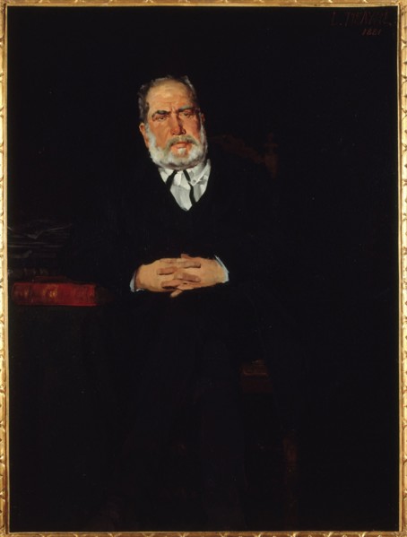 Portrait of Auguste Rogeard (1820-1896), publicist, 1881.