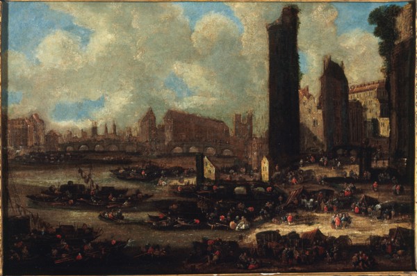 Pont-Neuf, the Cite, and the Porte de Nesle, around 1650.