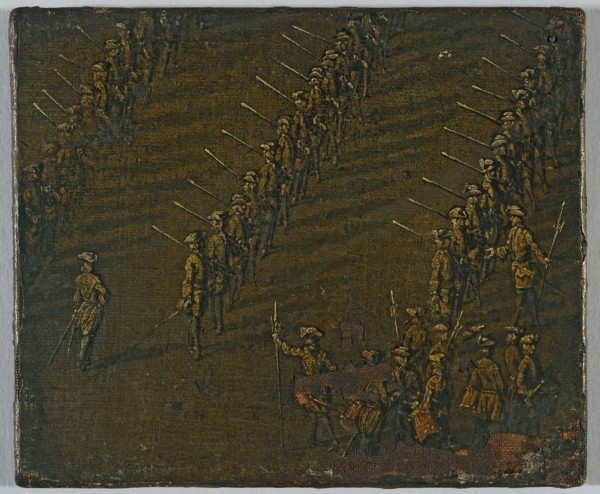 Review of the King's Regiment, circa 1690, between 1685 and 1695.