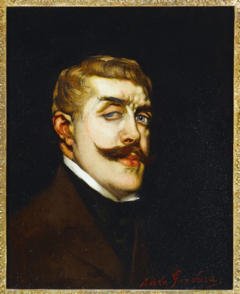 Portrait of Jean Lorrain (1855-1906), writer, c1900.