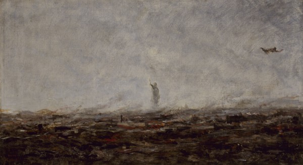 Le Rêve : Paris incendié, septembre 1870, 1870.