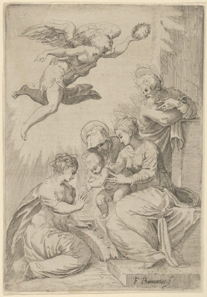 The Mystic Marriage of St. Catherine, 16th century.