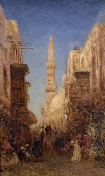 Rue du vieux Caire, between 1885 and 1890.