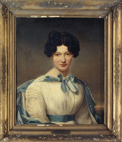 Mademoiselle Bernard-Léon, daughter of the actor, c1825.