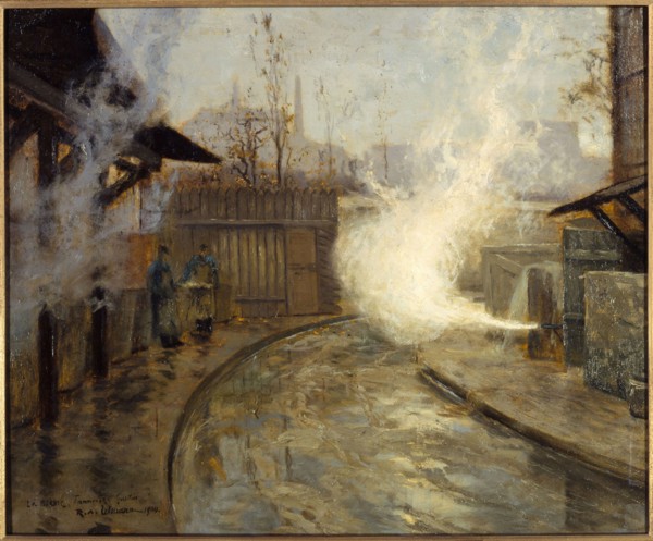 The Guillou Tannery, on the Bievre, 13th arrondissement, 1904.
