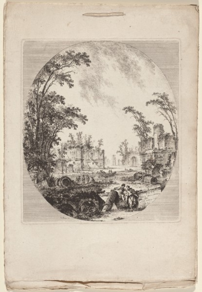 Parte dell'antica via Appia (Section of the Old Appian Way), 1756.