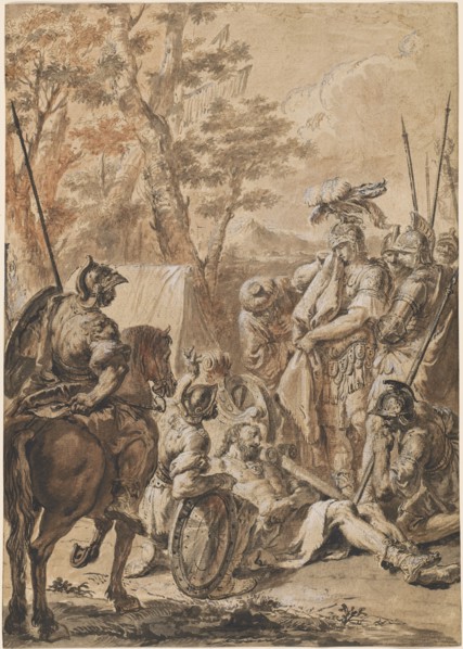 Alexander the Great before the Corpse of Darius, 1750s/1760s.