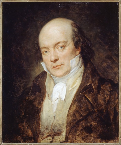 Portrait of Pierre-Jean Beranger (1780-1857), poet-songwriter, c1830.