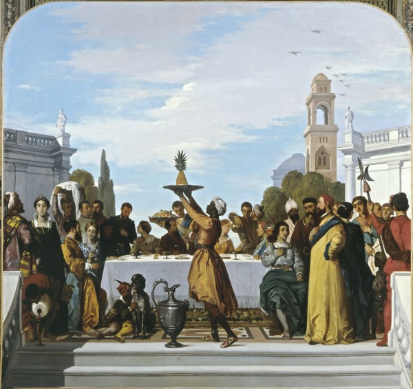 Venetian-style feast (central part), between 1846 and 1851.