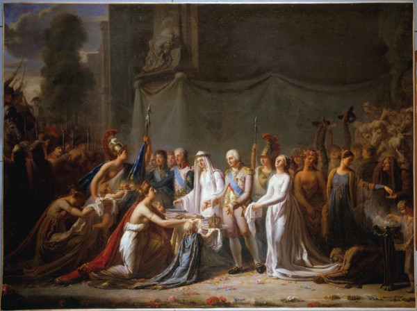 Allegory of the entry of Louis XVIII into Paris, May 3, 1814.