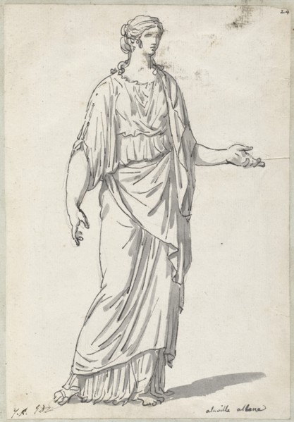 Classical Sculpture of a Woman with an Outstretched Arm, 1775/80.