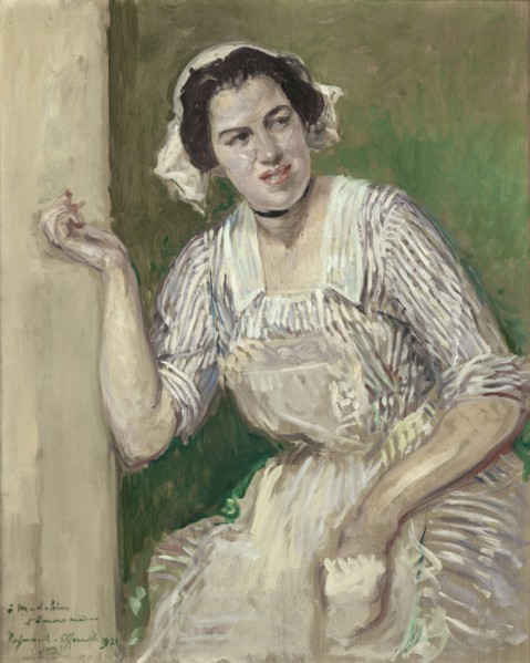 Portrait of Madeleine Pissard as Roxane (L'Amour medecin), 1921.