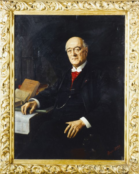 Portrait of Charles Read (1819-1898), writer and historian, c1891.