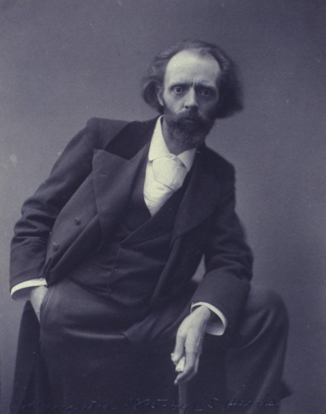 Sir Hall Caine, three-quarter length portrait, facing front, c1895. Creator: Clayton Stone Harris.
