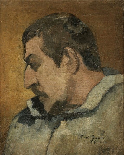 Self-Portrait (Autoportrait à l'ami Daniel), 1896. Creator: Gauguin, Paul Eugéne Henri (1848-1903).