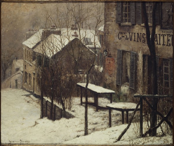 Cabaret "Au Lapin agile", in Montmartre. 18th district, between 1838 and 1905.