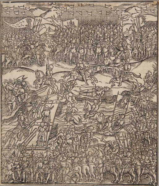 The Battle of Orsha in 1514, Second half of the16th cen. Creator: Siebeneicher, Jakub (ca 1557-1604).