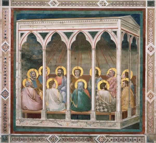 Pentecost (From the cycles of The Life of Christ), 1304-1306. Creator: Giotto di Bondone (1266-1377).
