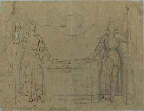 Joan of Arc Standing at the Altar at Reims Cathedral, c. 1844.
