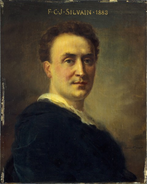 Portrait of Eugène Silvain (1851-1930), member of the Comédie-Française, 1883.