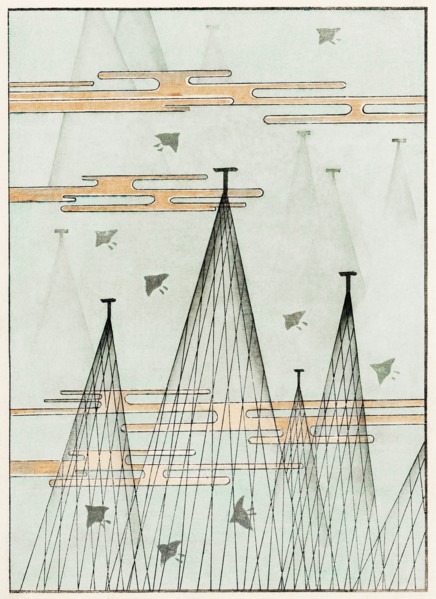 Illustration from Bijutsu Sekai (Art World), 1893-1896. Private Collection.
