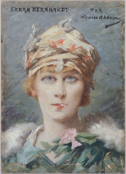 Portrait of Sarah Bernhardt (1844-1923), in the role of Adrienne Lecouvreur, 1880.