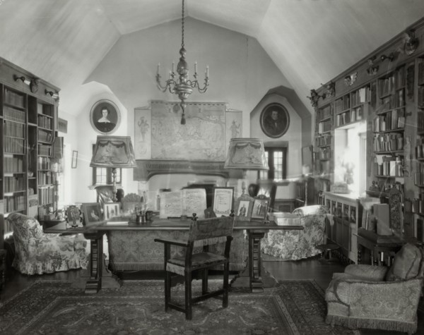 Virginia House, Library, Richmond, Henrico County, Virginia, 1929-1930.