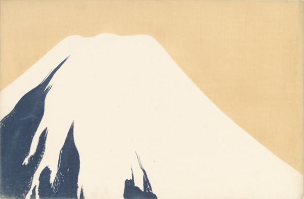 Mount Fuji. From the series "A World of Things (Momoyogusa)", 1909-1910. Private Collection.