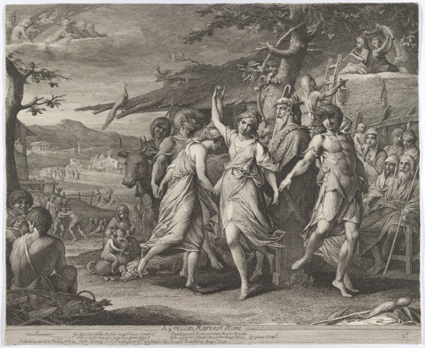 A Grecian Harvest-Home, or Thanksgiving to the Rural Deities, Ceres, Bacchus, etc., dated May 1, 1791, issued 1792.