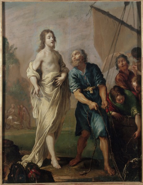La Pêche miraculeuse ou la Vocation de saint Pierre. "Petit may" de Notre-Dame. 1624, c1624.