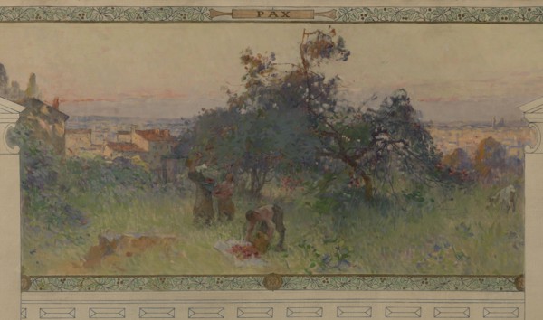 Sketch for the reception hall in the town hall of Vanves: Peace, between 1902 and 1903.