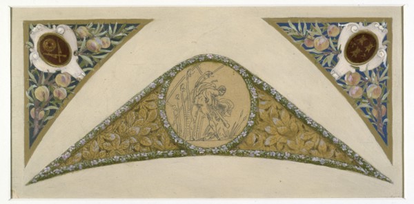 Sketch for the 'festival staircase' at the Hotel de Ville in Paris: Scorpio, c1888-1898.