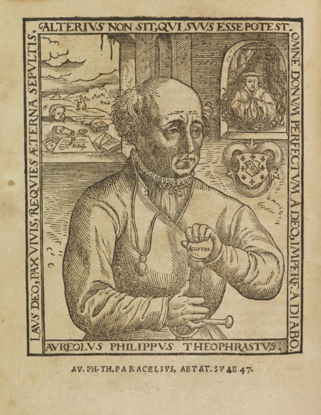 Philippus Theophrastus Aureolus Bombastus von Hohenheim (Paracelsus), 1567. Private Collection.