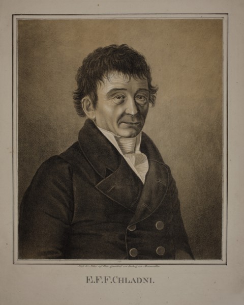 Portrait of the physicist Ernst Florens Friedrich Chladni (1756-1827). Private Collection.